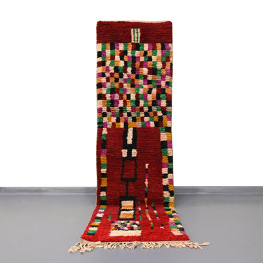 Moroccan Vintage Runner Rug 2.5 x 9 feet / 76 x 276 cm - Ettilux Home